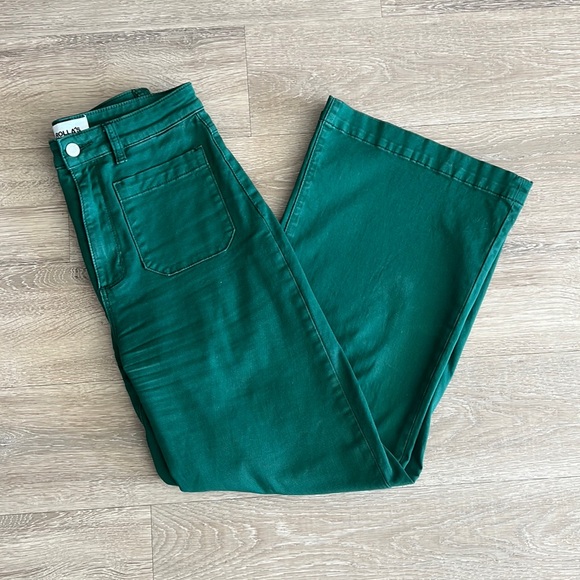 rolla’s sailor jeans in basil - Picture 3 of 5